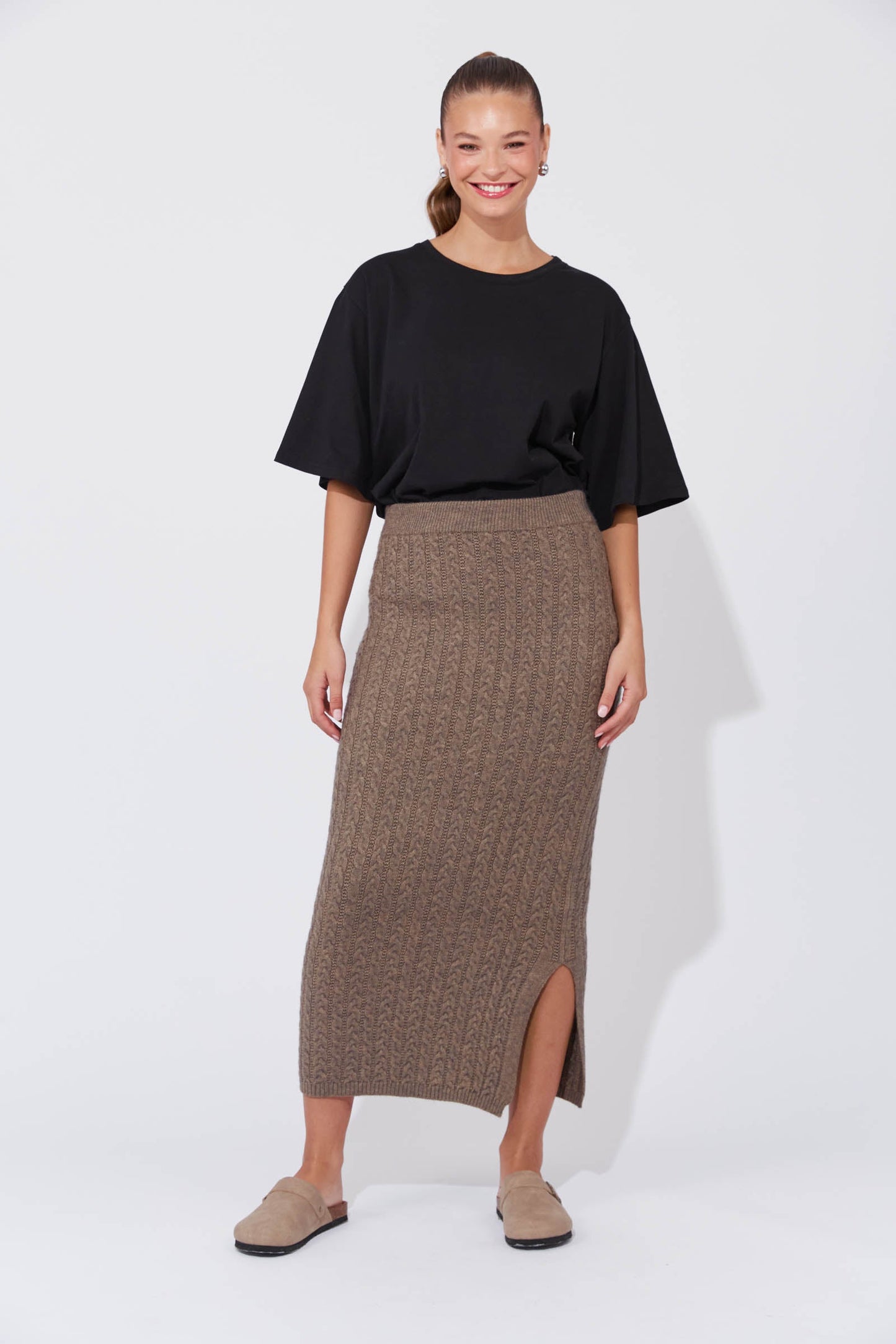 Cadiz Knit Skirt - marle