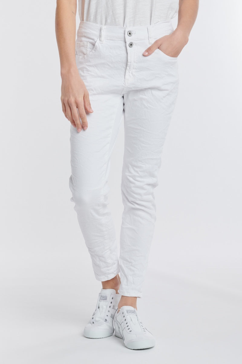 Emma Jeans by Italian Star - White