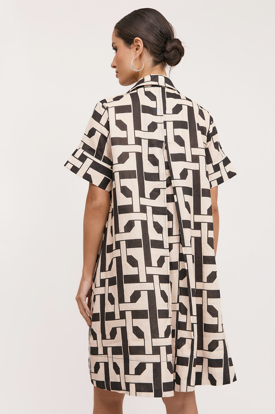 Solace Printed Linen Dress