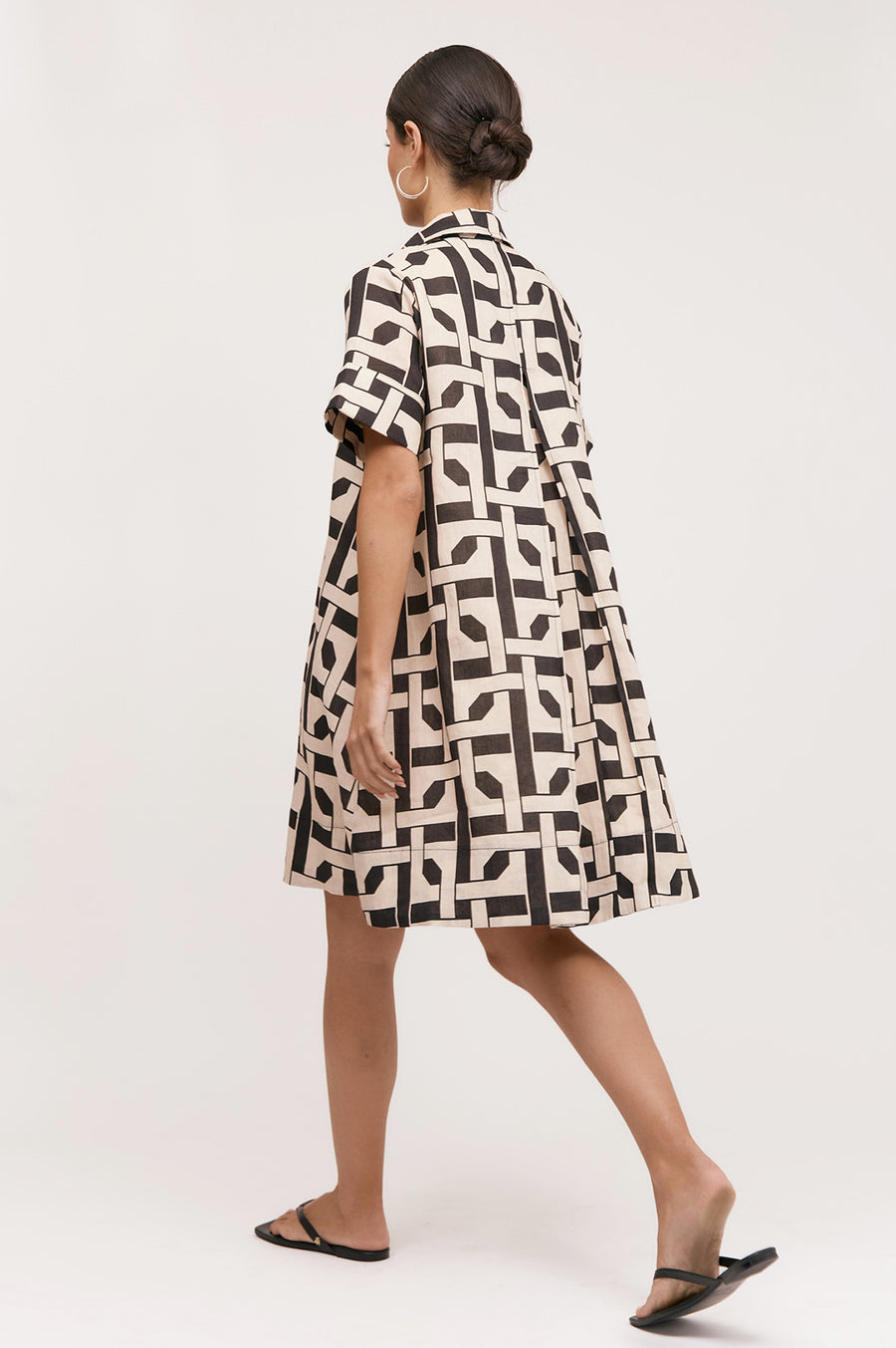 Solace Printed Linen Dress