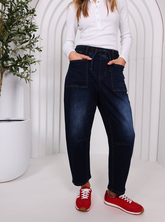 Leo Barrel Jeans - ink