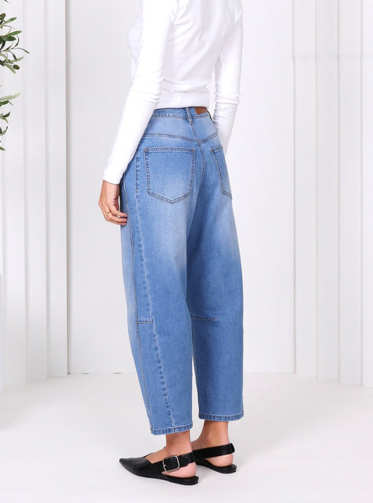 Toni Barrel Jeans - light blue