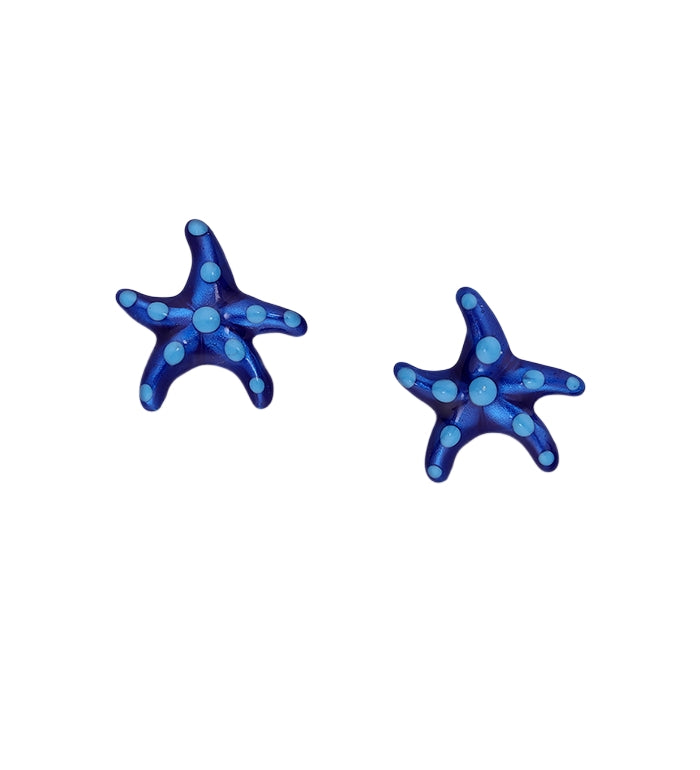 Starfish Studs Navy