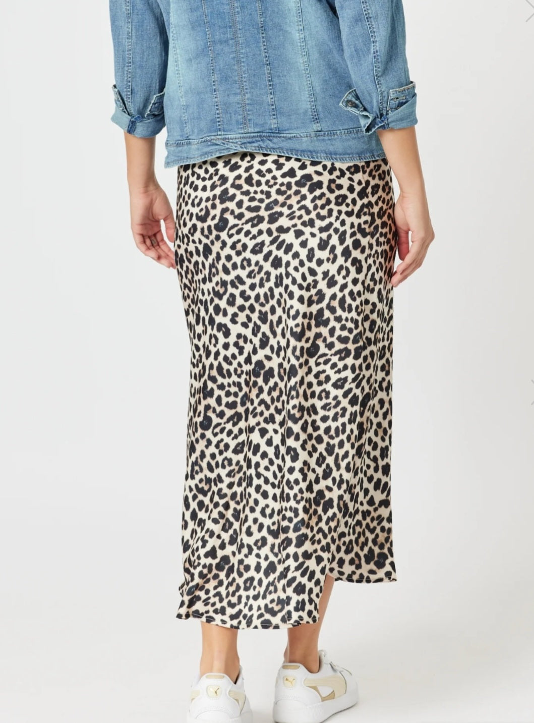 Le Marais Animal Print Skirt