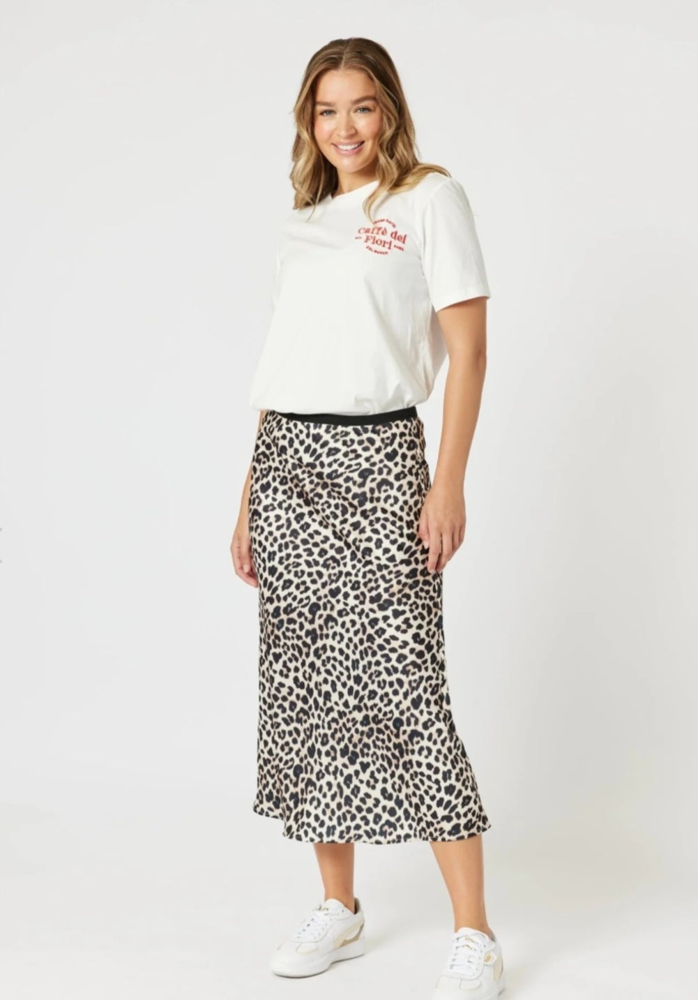 Le Marais Animal Print Skirt