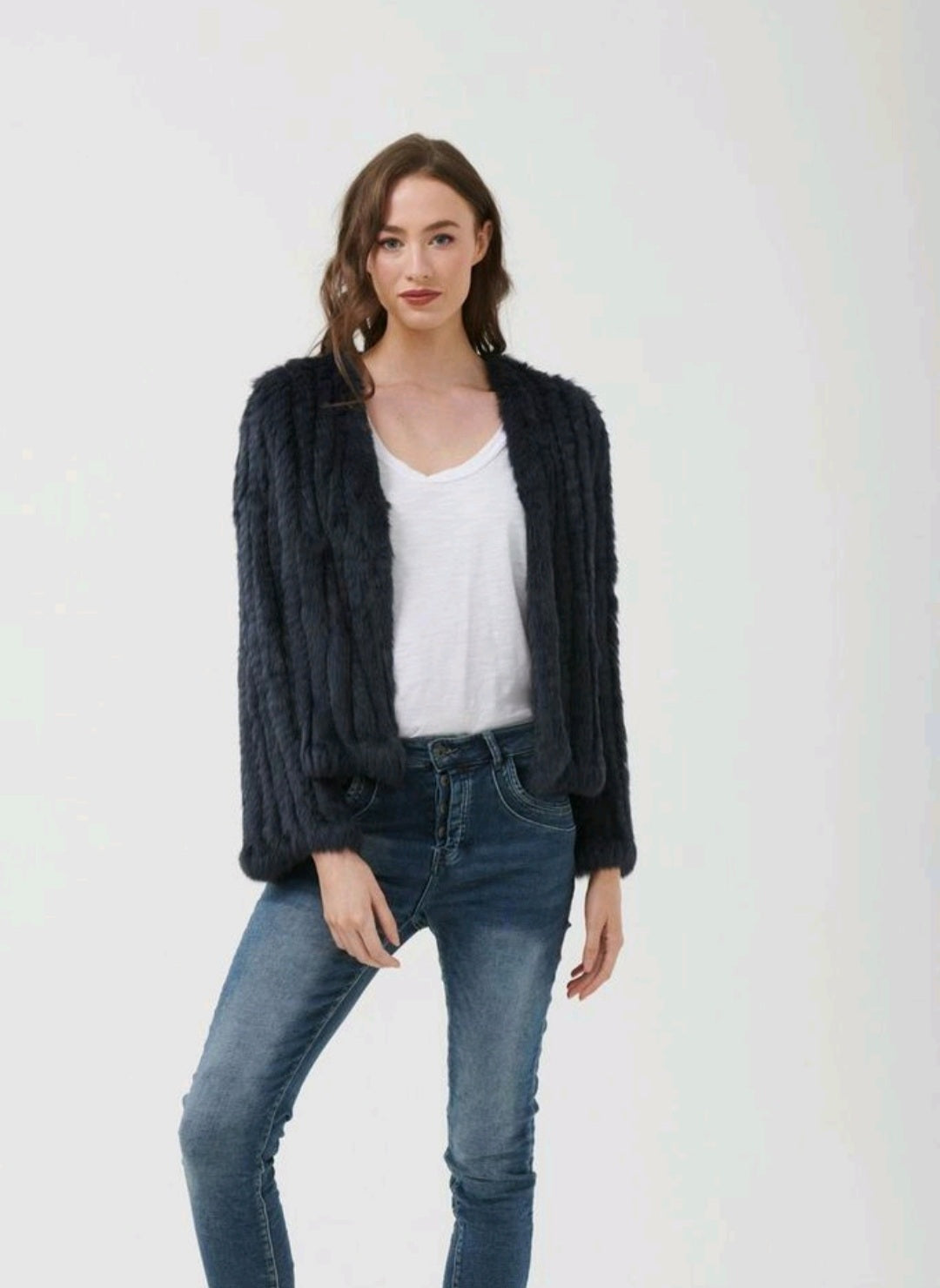 Fur Jacket - Midnight