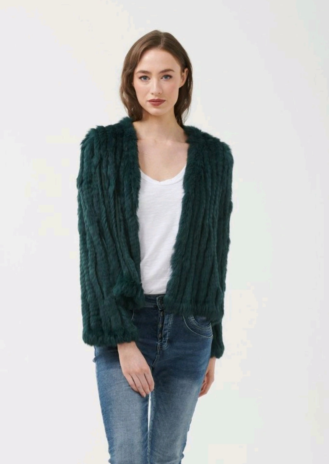 Fur Jacket - Forest