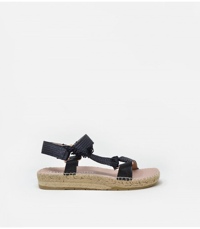 Macarena Espadrille Sandal - Black
