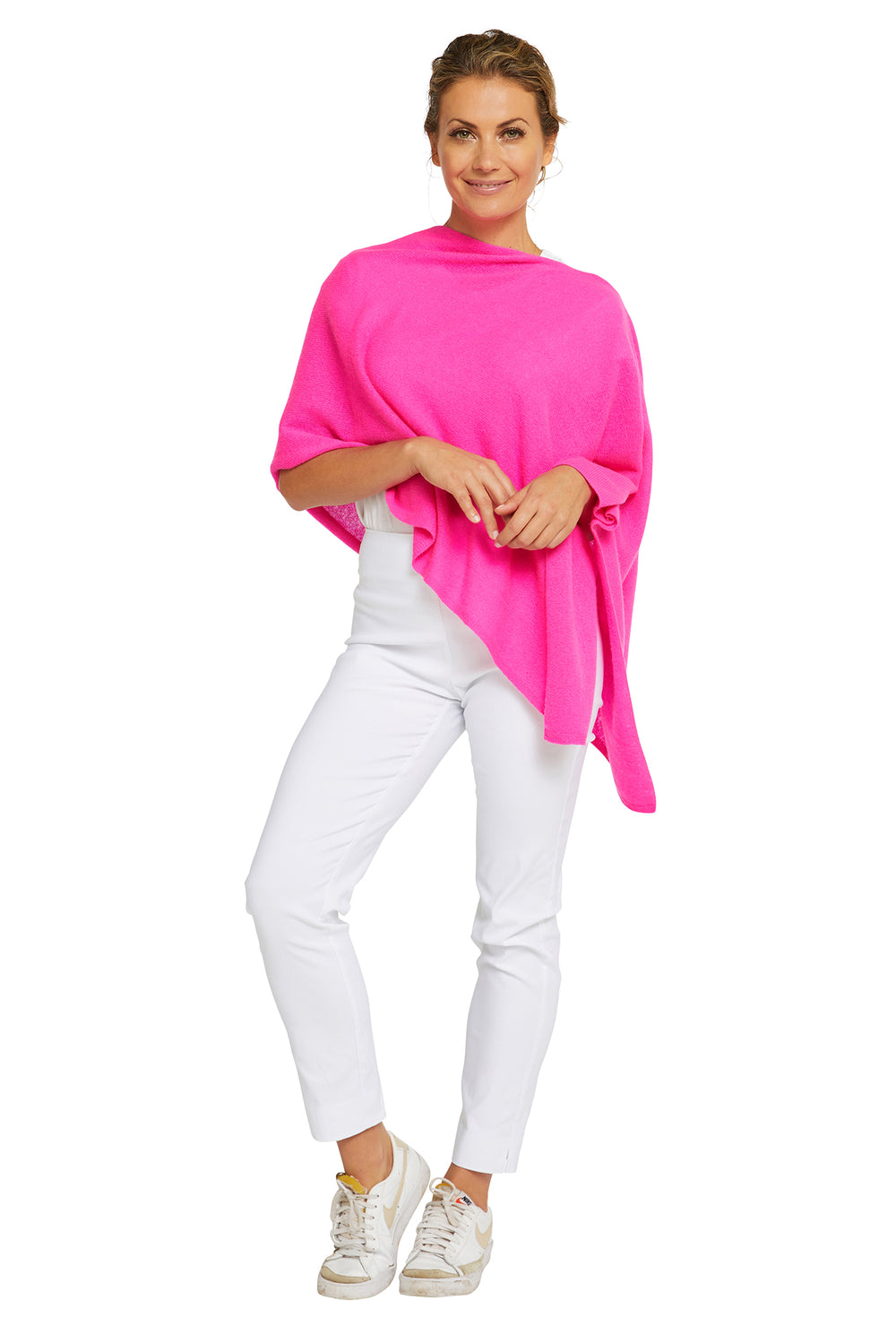 Cashmere Topper in Tickled Pink