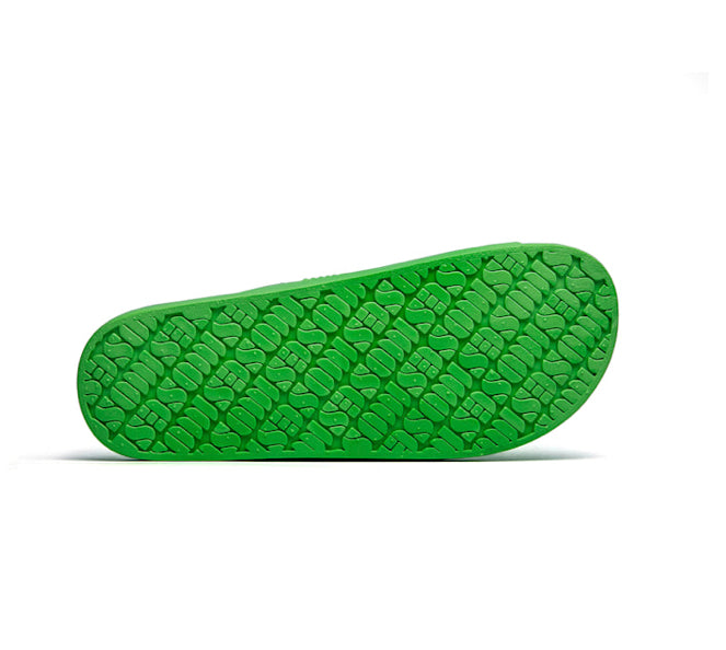 Freedom Moses Neon Green Slides