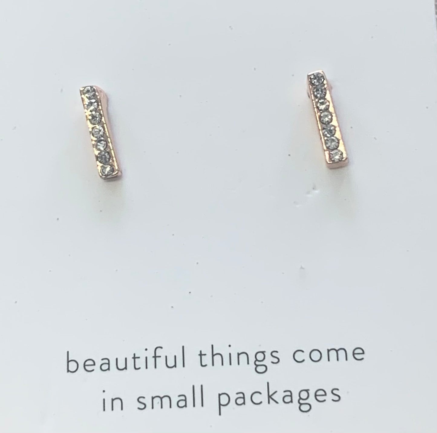 Petite Mika Earrings- Rose Gold