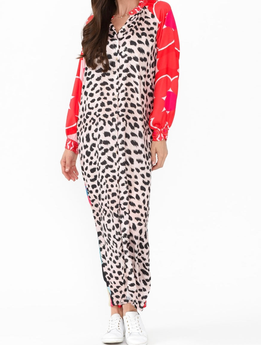 Maeva Leopard print Shirtdress