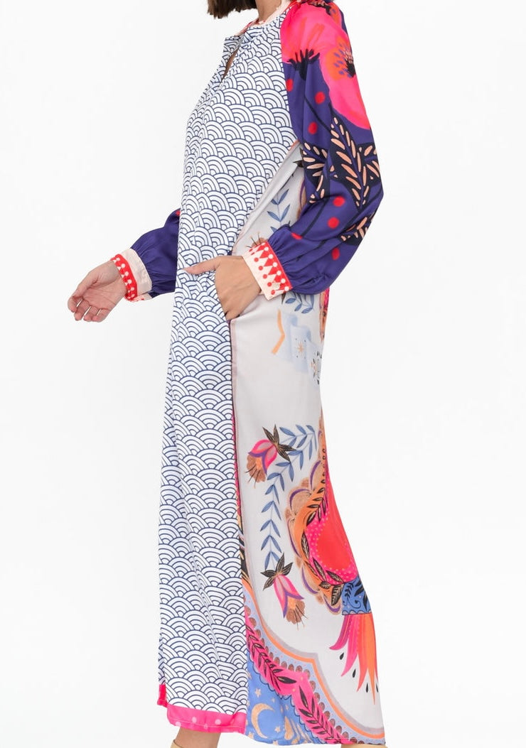 Maeva Geo/Bleeding Heart print Shirtdress