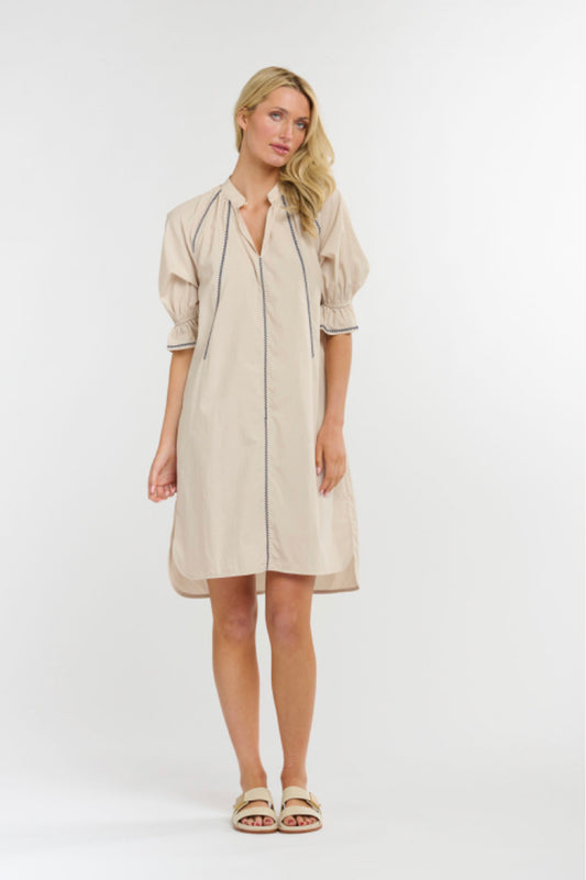 Bennett Dress Almond