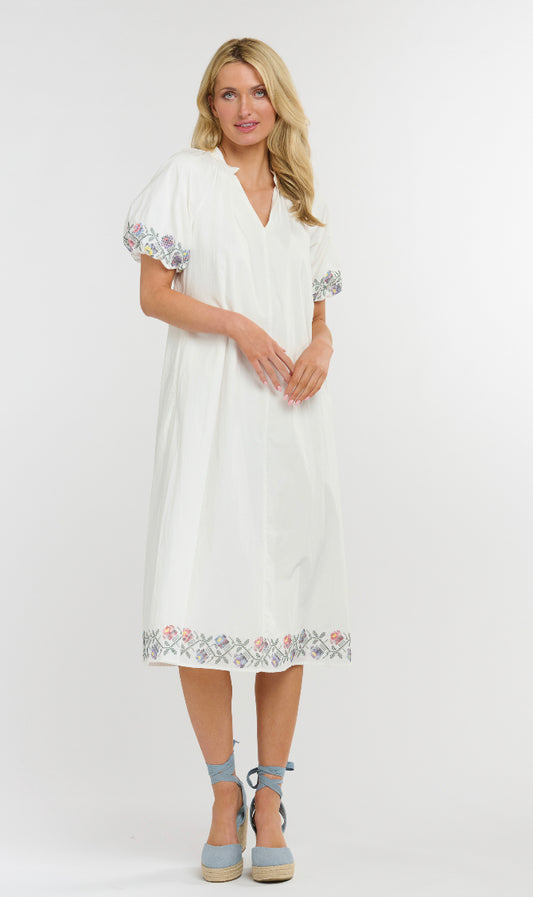 Folklore Dress White