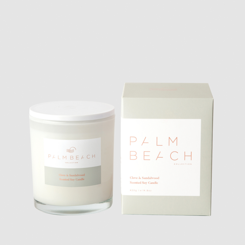 Palm Beach Clove & Sandalwood candle