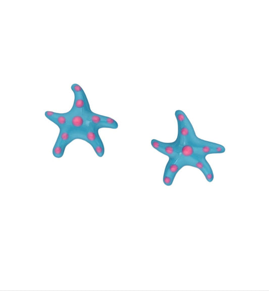 Starfish Studs Turquoise