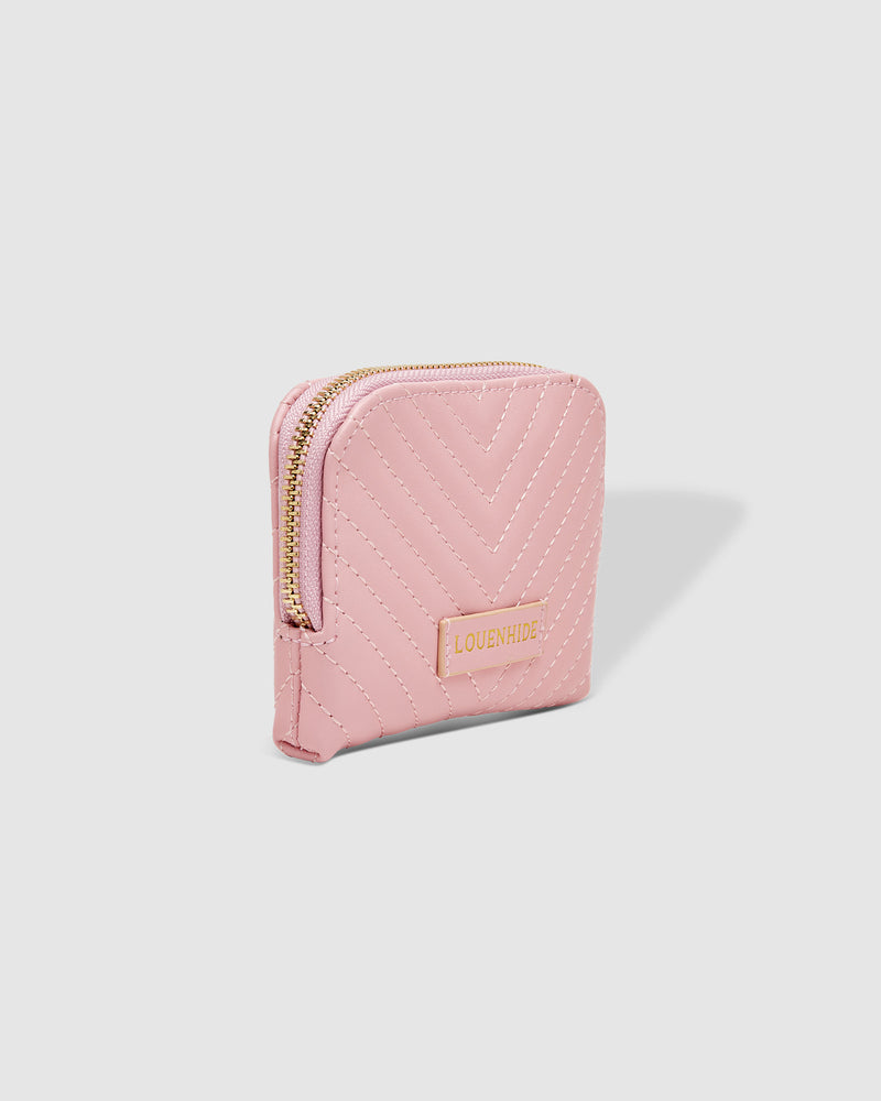 Nina Quilted Purse Pale Pink
