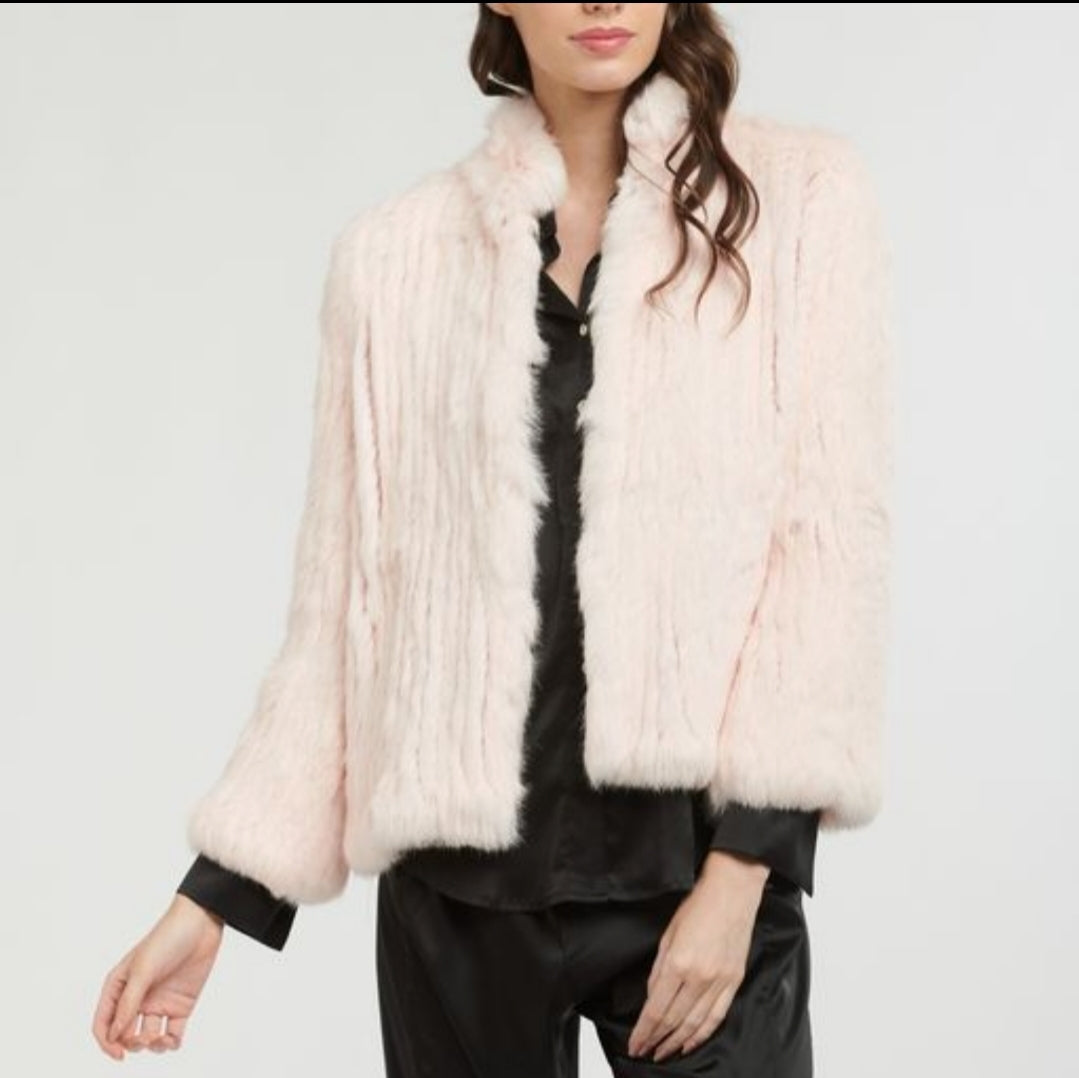 Fur Jacket - Ballet Pink