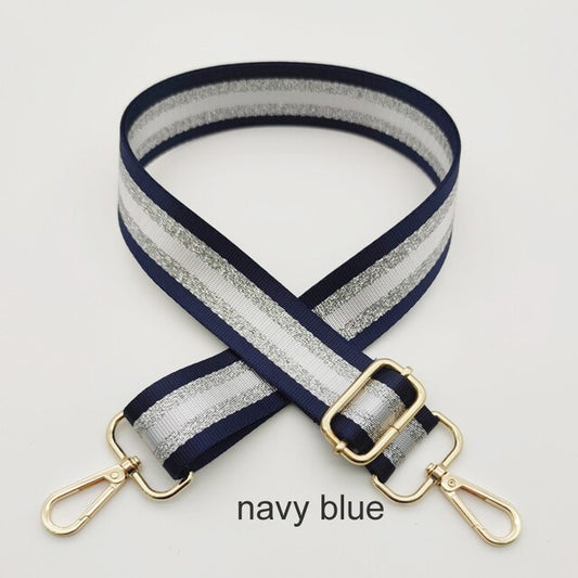 Bagstrap Navy and Silver